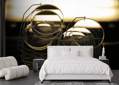 Lens manufacturing in the modern laboratory. Wall mural