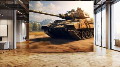 tank t 34 Wall mural