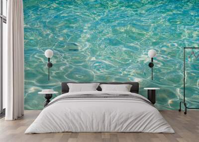 Clear sea at the beach on a tropical island Wall mural