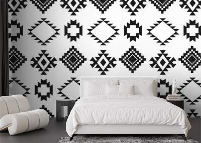 Southwestern Aztec Seamless Pattern. Navajo Print  Wall mural