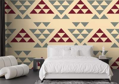 Tribal southwestern native american navajo seamless pattern Wall mural