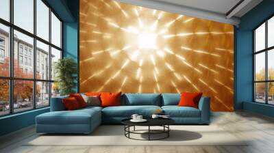 golden light Wall mural