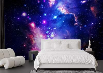 A beautiful distant galaxy. Elements of this image furnished NASA. Wall mural