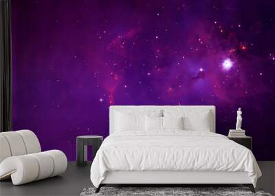 A beautiful pink galaxy in deep space. Elements of this image were furnished by NASA. Wall mural