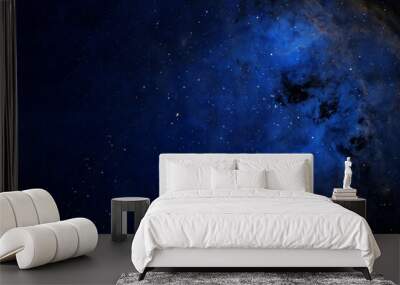 Beautiful blue galaxy. Elements of this image furnished by NASA Wall mural