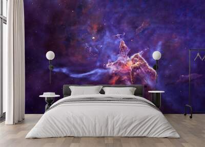 Beautiful nebula in deep space. Elements of this image were furnished by NASA. Wall mural