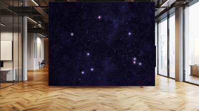 Constellation Libra. Against the background of the night sky. Elements of this image were furnished by NASA. Wall mural