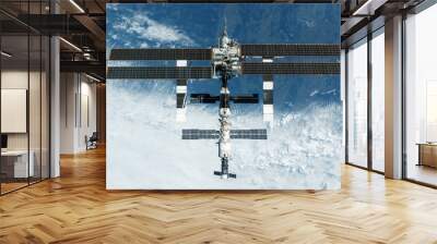 The International Space Station, the ISS developed. Elements of this image were furnished by NASA Wall mural