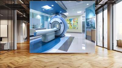 High-tech medical setting with contemporary interior  AI generated illustration Wall mural