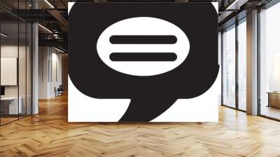  Messaging Icon vector Wall mural