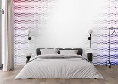 Halftone colorful dotted background. Abstract vector gradient dotted textured corners Wall mural