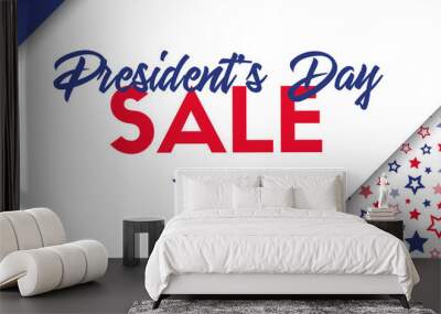 presidents day sale banner Wall mural