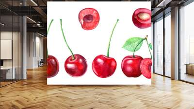 Cherry Fruit Image Collection Wall mural