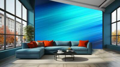 blue abstract backround Wall mural