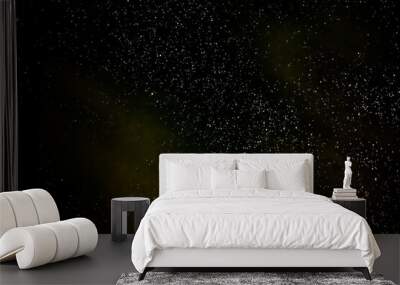 Astrophotography. Night sky and shining stars. Milky Way and star trek Wall mural