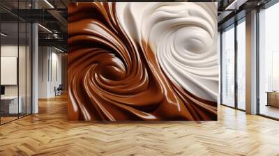 milk chocolate background Wall mural