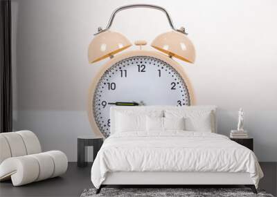 alarm clock on a table Wall mural