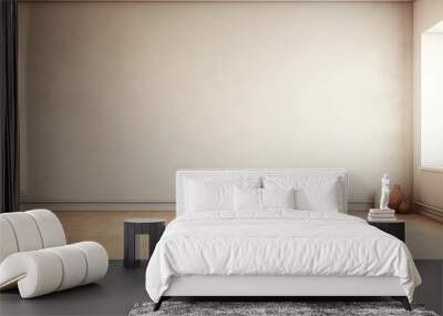 Empty room, modern interior design, wall. Web banner with copy space. Generative AI Wall mural