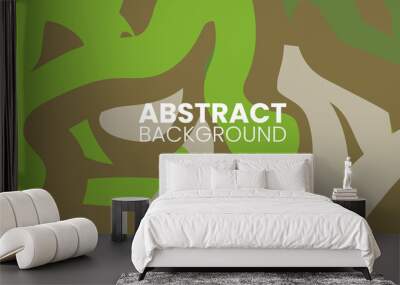 abstract flat fluid creative backgrounds Wall mural