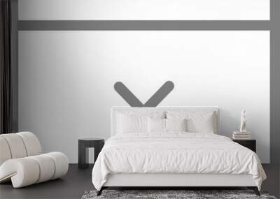 Single isolated icon with outline style icon on white background Wall mural