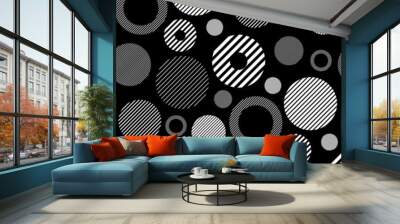 seamless retro wallpaper pattern Wall mural