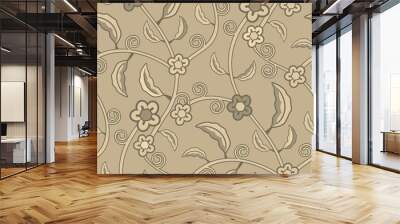 seamless vintage wallpaper pattern Wall mural