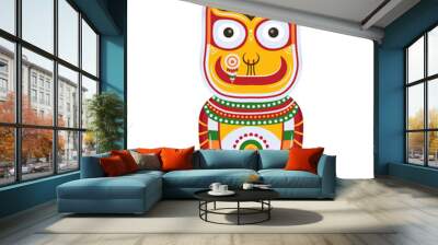 Vector illustration of Subhadra idol Wall mural