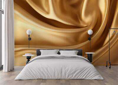 Golden silk texture elegant background Wall mural