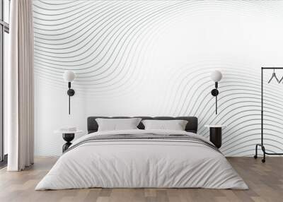 vector illustration of the gray pattern of lines abstract background. eps10. Wall mural