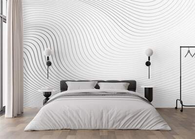 Vector illustration of the pattern of the gray lines abstract background. EPS10. Wall mural