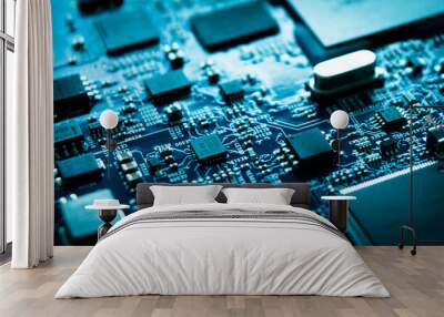 electronic circuit board Wall mural