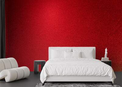 red glitter texture christmas glitter background with red background Wall mural