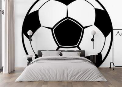 soccer ball vector Wall mural