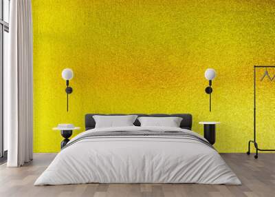 abstract background. shiny yellow of gold foil texture Wall mural