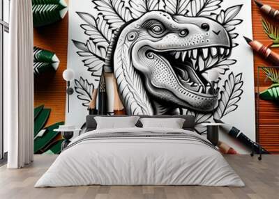 dragon Wall mural