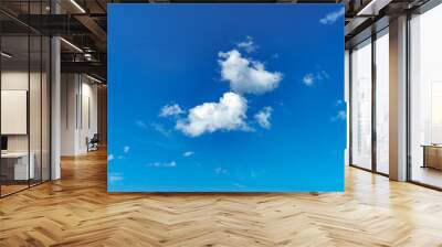 Cloud and Blue Sky background Wall mural