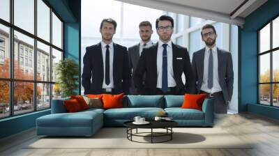 group of business people standing in the office Wall mural