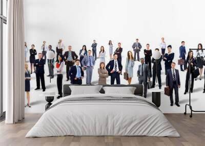 group of business people. isolated over white background Wall mural