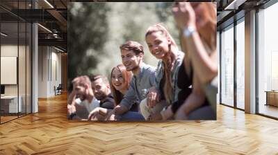 group of successful young people Wall mural