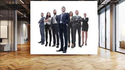 happy successful business team isolated on white background Wall mural