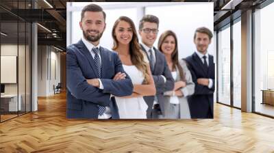 portrait of a confident business team Wall mural