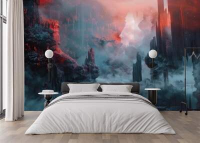 Very cool background that has never existed before Wall mural