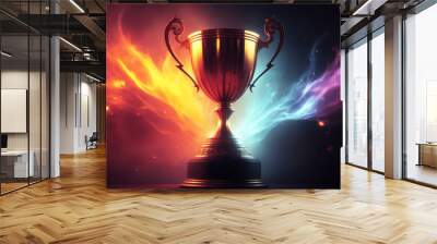 Winner trophy cup Wall mural