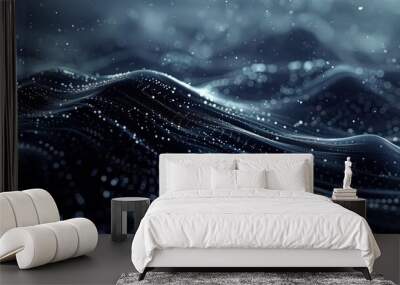 abstract dark wallpaper Wall mural