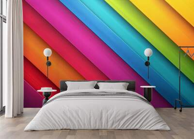 abstract lines seamless wallpaper Wall mural