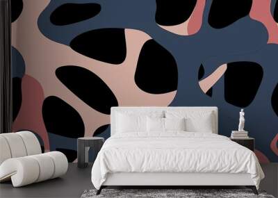 abstract wallpaper, dark pastel colours  Wall mural