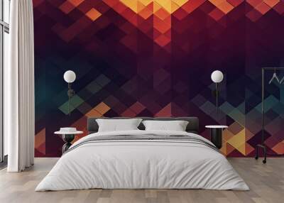 abstract wallpaper, dark pastel colours Wall mural