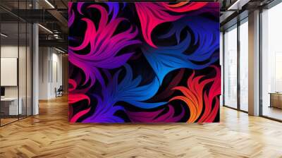 abstract wallpaper, dark pastel colours Wall mural