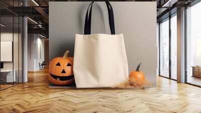 halloween shopping bag Wall mural