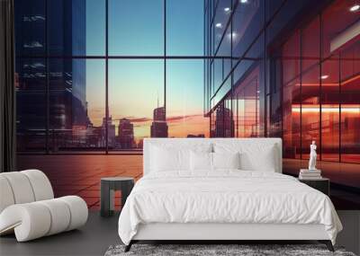 modern office building Wall mural